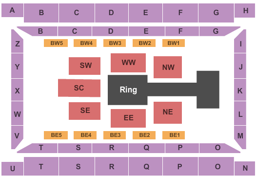 Hammond Civic Center WWE Seating Chart